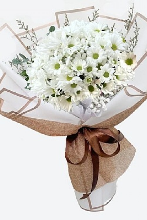 Beyaz Papatya Buketi