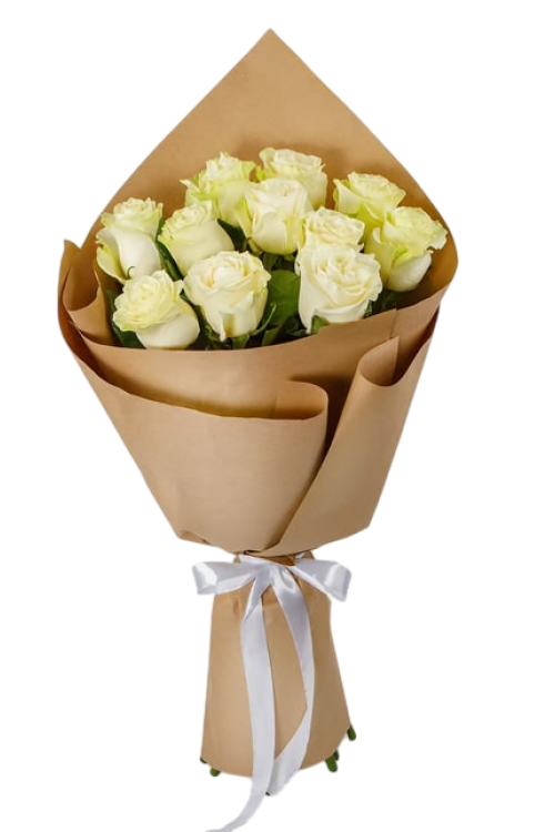 11 Beyaz Gül Buketi