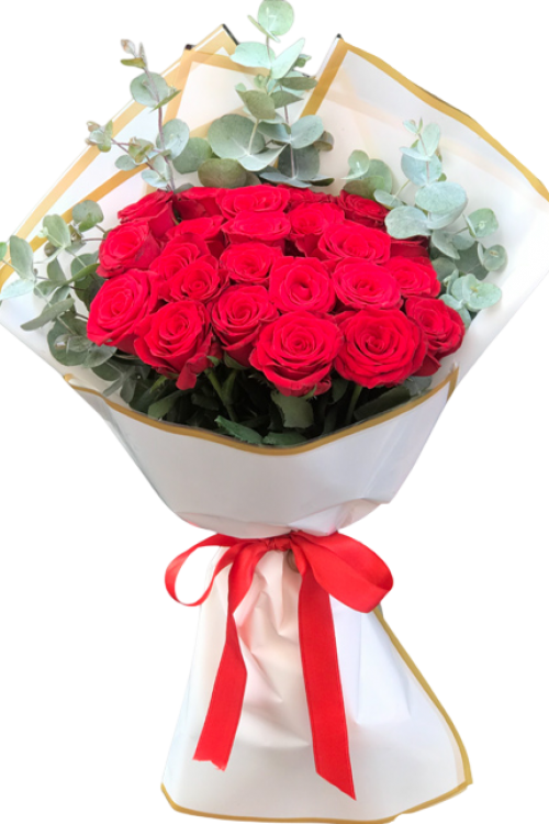 23 Adet Kırmızı Gül Buketi