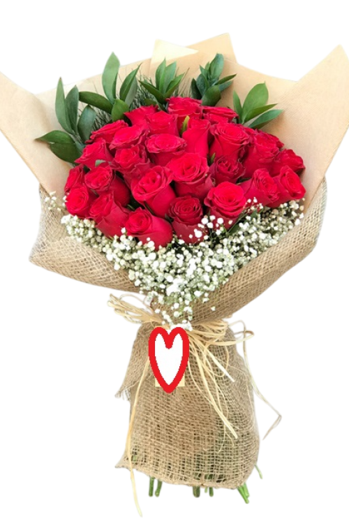 29 Kırmızı Gül Buketi
