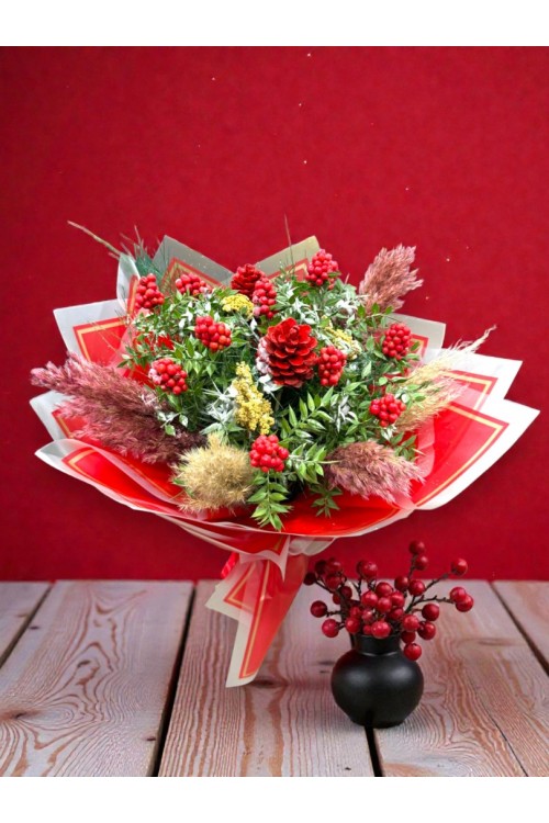 Kokina Buketi Yılbaşı Çiçeği