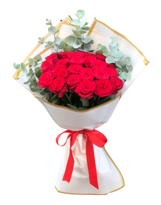 23 Adet Kırmızı Gül Buketi