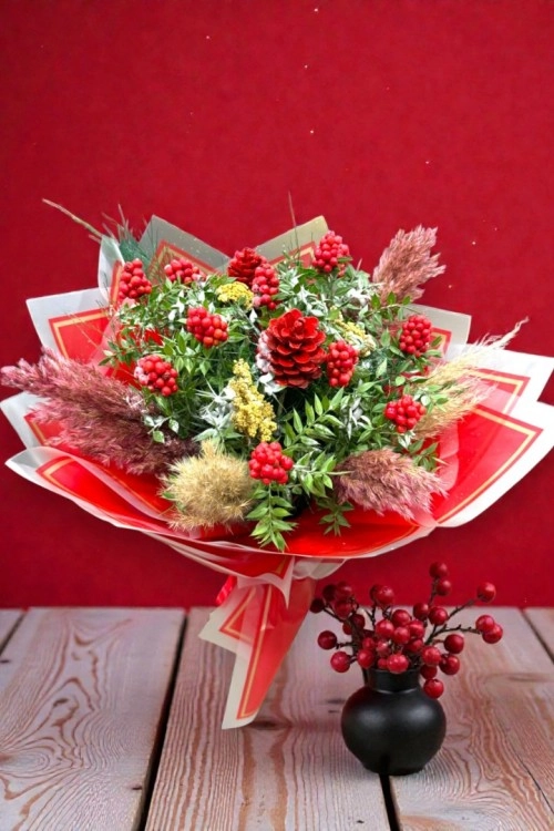 Kokina Buketi Yılbaşı Çiçeği