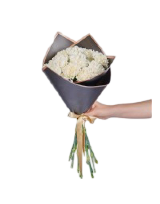 Beyaz Karanfil Buketi
