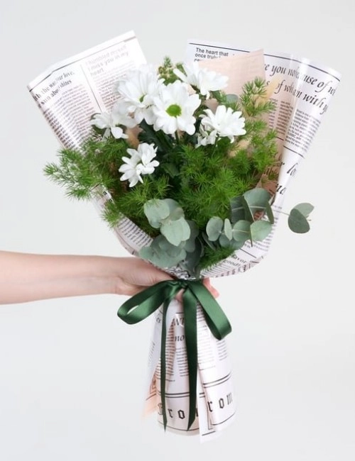 Uygun Beyaz Papatya Buketi