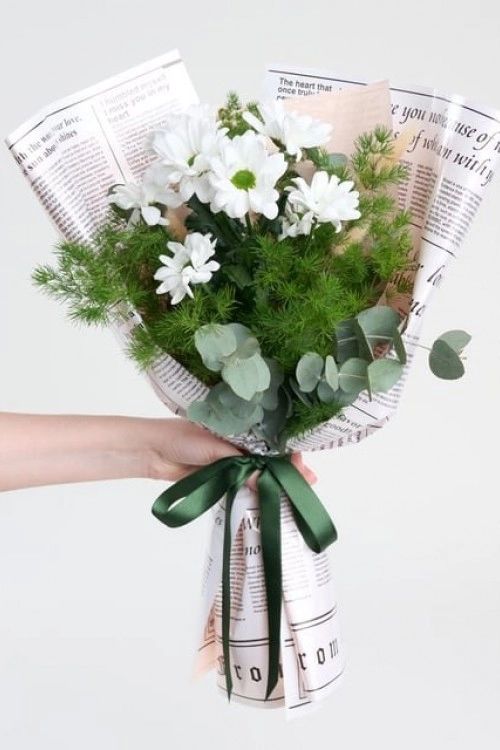 Uygun Beyaz Papatya Buketi