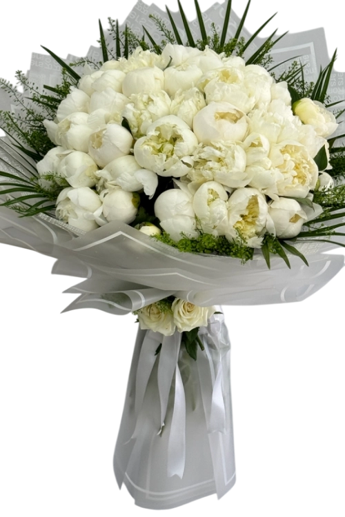 Beyaz Şakayık Buketi