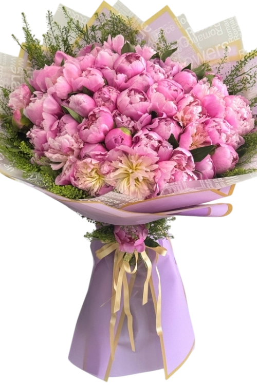 Pembe Şakayık Buketi