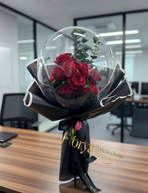 Balon Buketi Güller