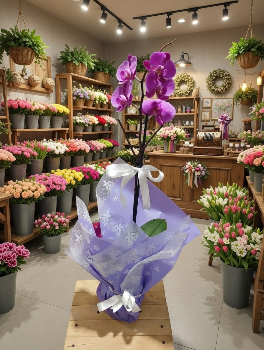 Mor Zarafet:Phalaenopsis Orkide